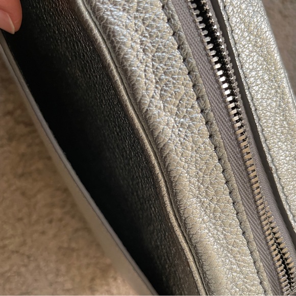 Balenciaga chèvre grained metall double argent/l noir - Picture 5 of 11